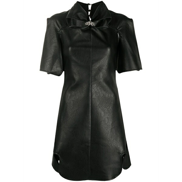 エラリー レディース 衣裳 トップス Bora bora faux-leather dress Black