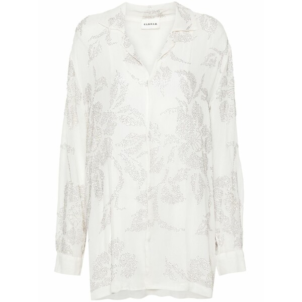 パロッシュ レディース プルオーバー トップス Bead-embroidered shirt White
