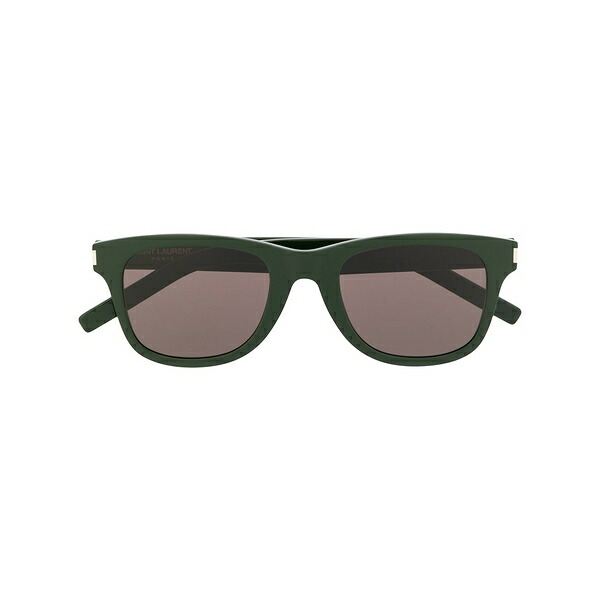 サンローラン アイウェア メンズ サングラス・アイウェア 佩び物 Sl51bslim rectangular-frame sunglasses Green