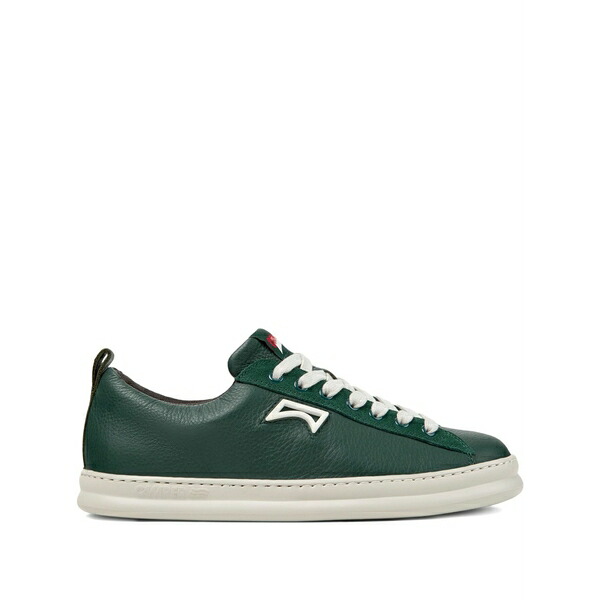 カンペール メンズ スニーカー シューズ Runner four leather lace-up sneakers Green