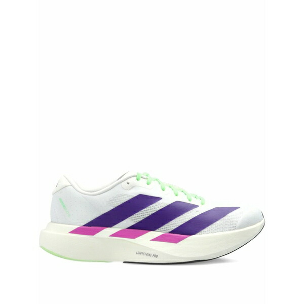 アディダス レディース スニーカー シューズ Adizero evo three-striped sneakers White