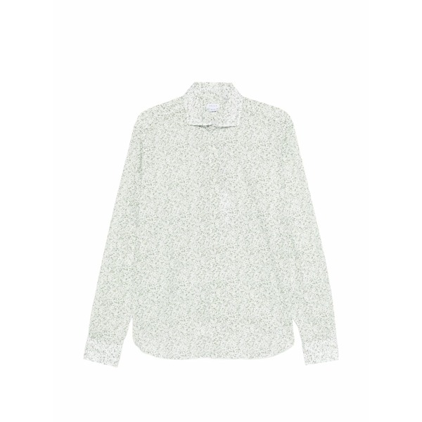 オリアン メンズ プルオーバー トップス Floral shirt White