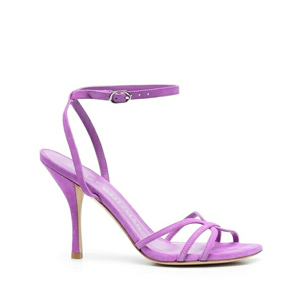 スチュアート ワイツマン レディース サンダル シューズ Nudist 100粍 suede sandals Purple
