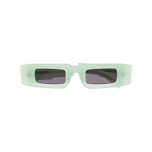 クボラウム レディース 黒眼鏡＆アイウェア 付属物 Rectangular-frame sunglasses Green