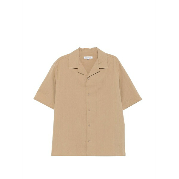 住み家 稲荷 メンズ プルオーバー トップス Short-sleeve shirt Brown