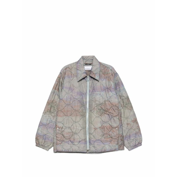 オーエーエムシー メンズ 上衣＆上衣 アウター Quilted jacket Grey