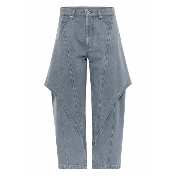 J.W.アンダーソン レディース ジーンズズボン下 ボトムス Panelled denim trousers Grey