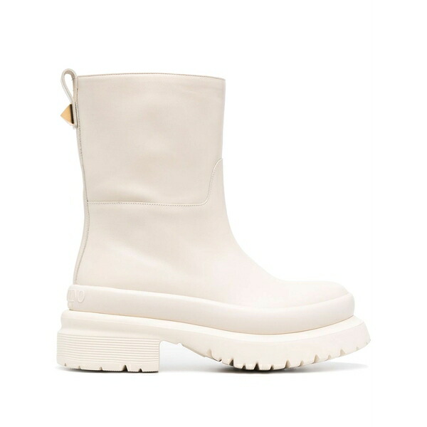 ヴァレンティノ ガラヴァーニ レディース ブーツ シューズ Roman-stud ankle boots Neutrals|asty