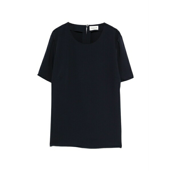 パロッシュ レディース プルオーバー トップス Cut-out blouse Blue