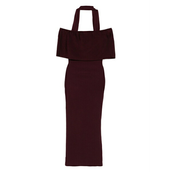 ローラン・ムレ レディース 衣裳 トップス Halter-neck ruffled dress Red