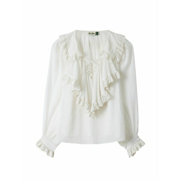 リキソー レディース ティーシャツ トップス Milia blouse White