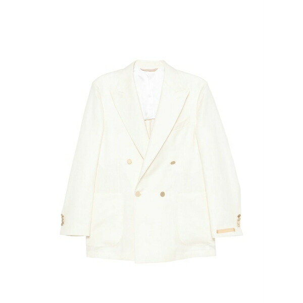ブリ後ろ側 1949 レディース 上衣＆上衣 アウター Double-breasted peaked-lapels blazer Neutrals