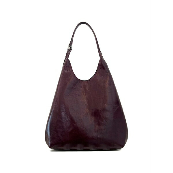バイ毛革 レディース ショルダーバッグ 御徒面子 Amber folio leather shoulder bag Purple