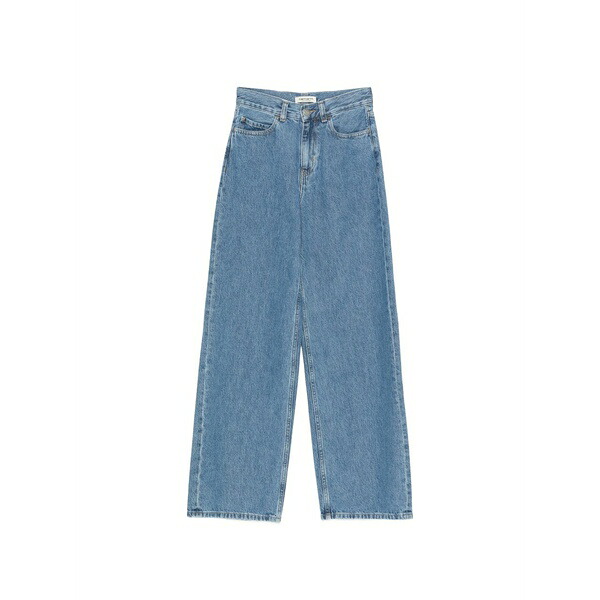 鉄道車両ハート形 レディース ジーンズズボン下 ボトムス W\u0027 jane cotton jeans Blue
