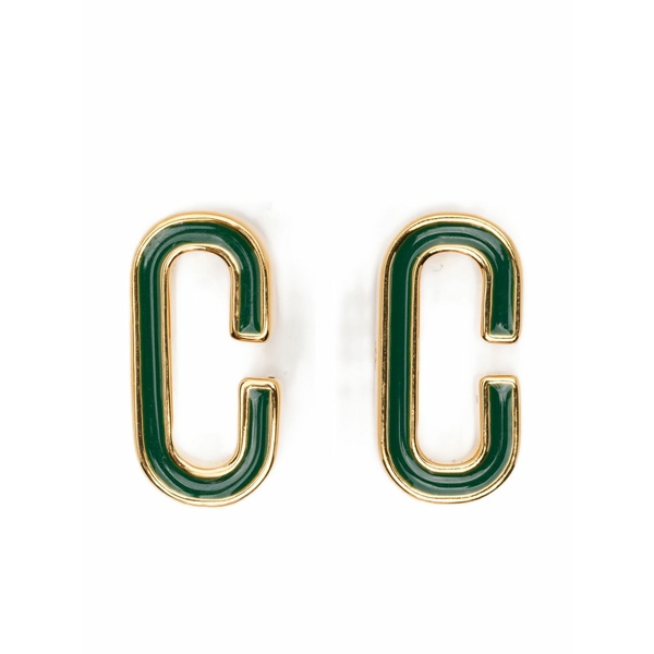 カサブランカ メンズ ピアス・イヤリング 付属物 Enamelled earrings Gold