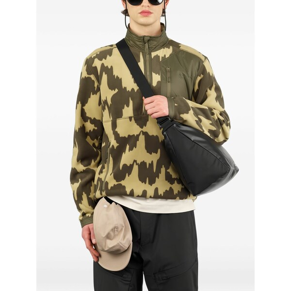 サロモン メンズ トートバッグ 御徒面子 Logo-print tote bag Black