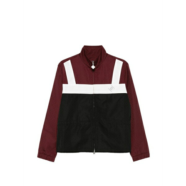 カサブランカ レディース 上衣＆上衣 アウター Monogram zip jacket Red
