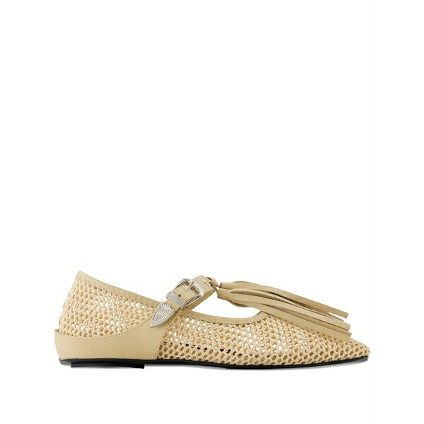 トゥーガ ピューラ レディース サンダル シューズ Tassel-embellishment ballet flats Neutrals