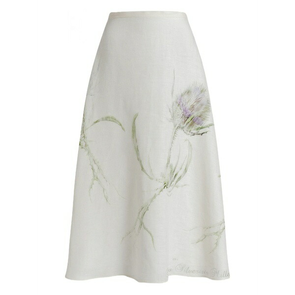 アルベルタ フェレッティ レディース スコート ボトムス Floral MIDI skirt Neutrals