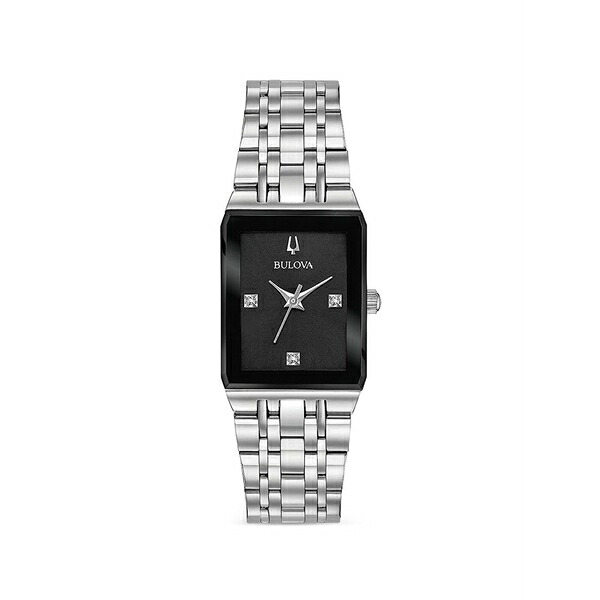 ブロバ レディース ウオッチ 付属物 Quadra 30粍 watch Black