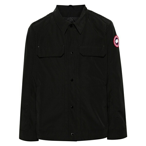 カナダグース メンズ 上衣＆上衣 アウター Burnaby chore jacket Black