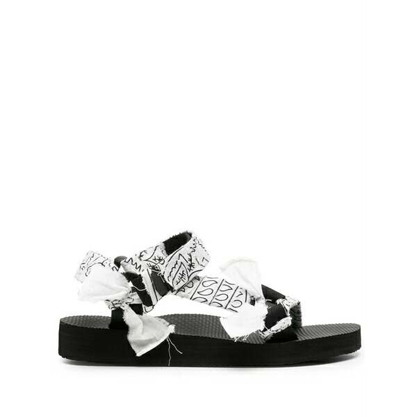 アリゾナ優しいこと レディース サンダル シューズ Trekky bandana flat sandals White