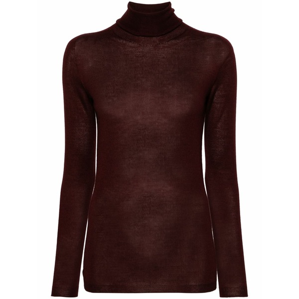 ファビアナ フィリッピ レディース 編み物\u0026スウェーター アウター Roll-neck sweater Red