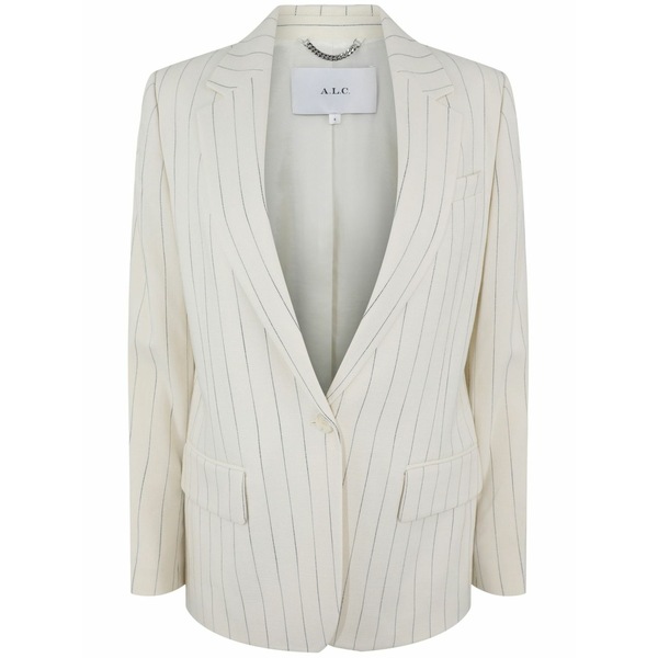 エーエルシー レディース 上衣＆上衣 アウター Mavis iii pinstripe jacket Neutrals