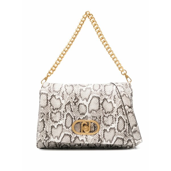 リュージョー レディース ショルダーバッグ 御徒面子 Logo-plaque cross body bag White
