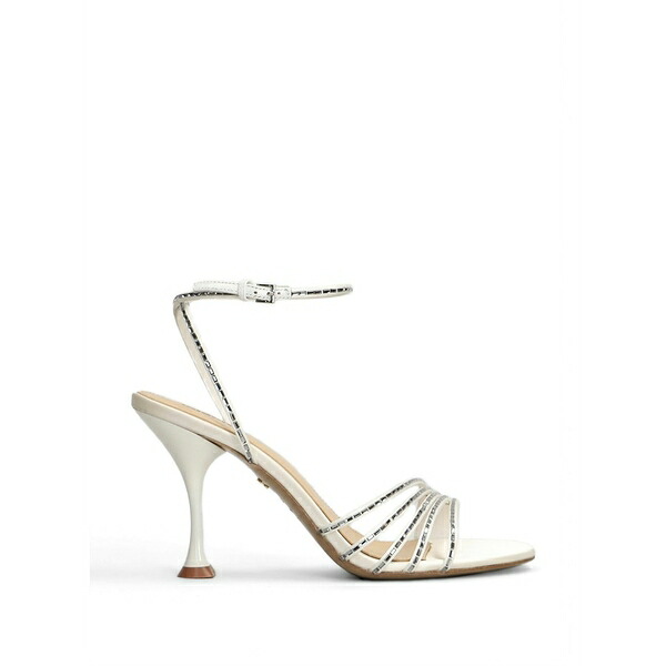 ローラはりつけ台 レディース サンダル シューズ Emma heeled sandals White