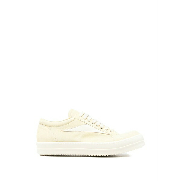 リックオウエンス メンズ スニーカー シューズ Side stripe sneakers Neutrals