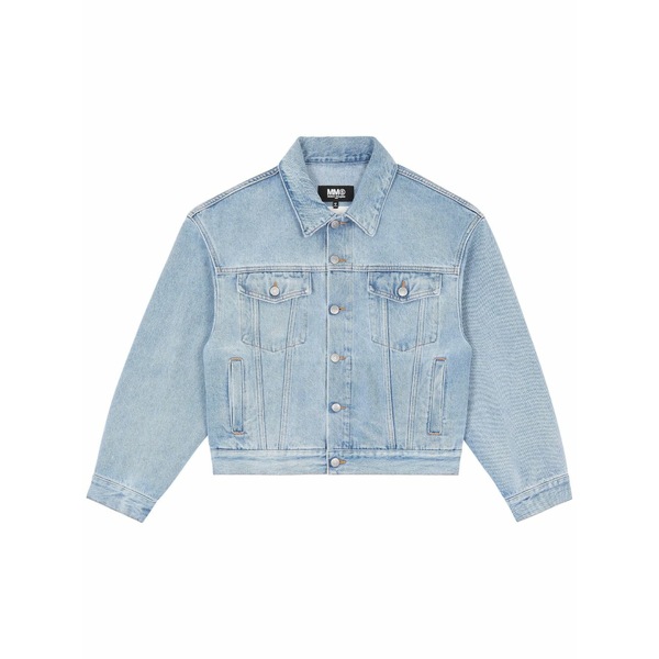 マルタンマルジェラ レディース 上衣＆上衣 アウター Button-up denim jacket Blue