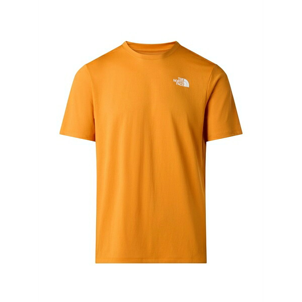 北の方人間の顔 メンズ ティーシャツ トップス Logo t-shirt Orange