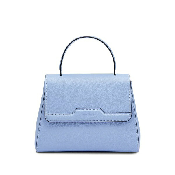 亭主持ち レディース トートバッグ 御徒面子 Pebbled leather tote bag Blue