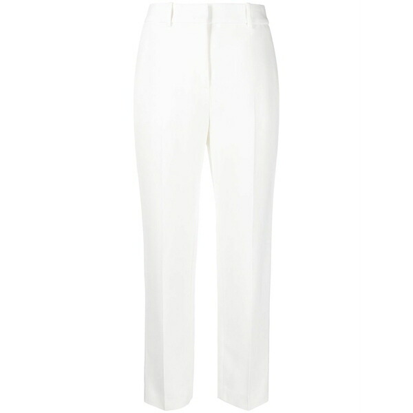 エルマンノ シェルヴィーノ レディース 心地よいズボン下 ボトムス Straight-leg trousers White