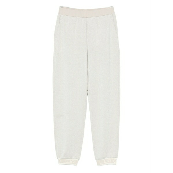リュージョー レディース 心地よいズボン下 ボトムス Straight-leg track pants Neutrals