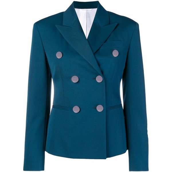 カルバンクライン レディース 上衣＆上衣 アウター Peaked lapel blazer  Blue
