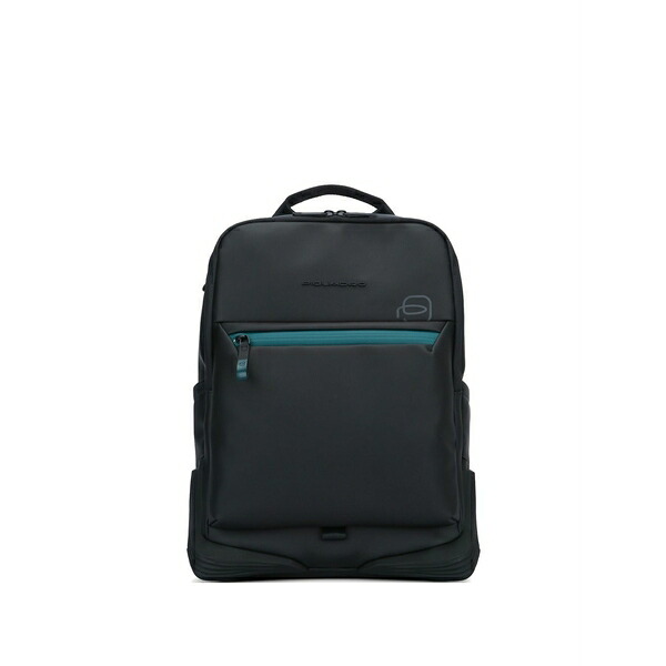 ピークアドロ  メンズ うしろ側容器に並べる・背嚢 御徒面子 Water resistant zip-pocket backpack Black バッグ・小物・ブランド雑貨-バックパック・リュック