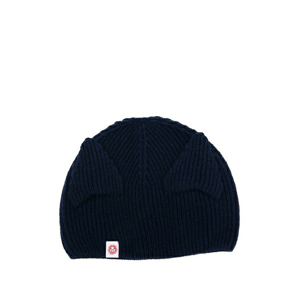 チャールズ・ジェフリー メンズ 帽子 アクセサリー Animal-ear beanie hat Blue