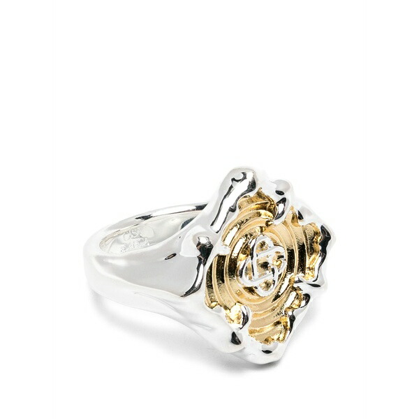 カサブランカ メンズ 輪っか 付属物 Splash signet ring Silver