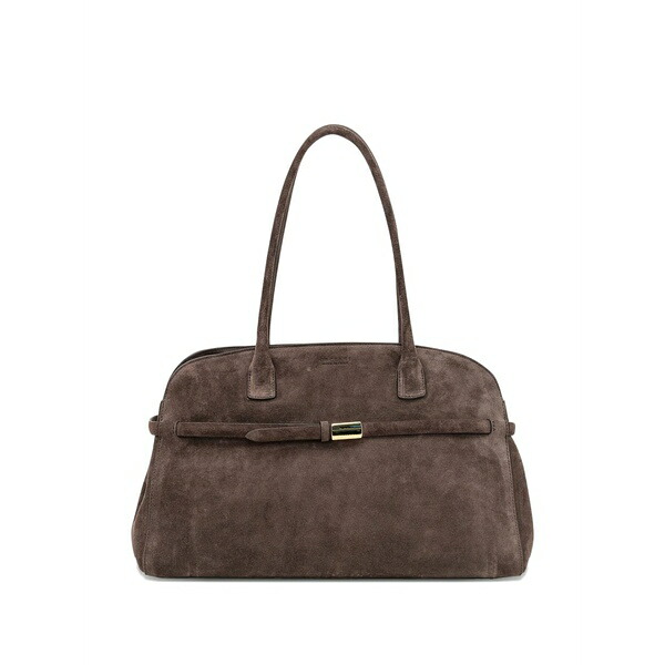 オルチアーニ レディース ショルダーバッグ 御徒面子 Large aura shoulder bag Brown