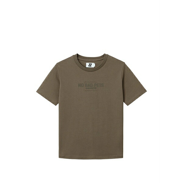 イズエ レディース Tシャツ トップス Logo-print t-shirt Brown|asty