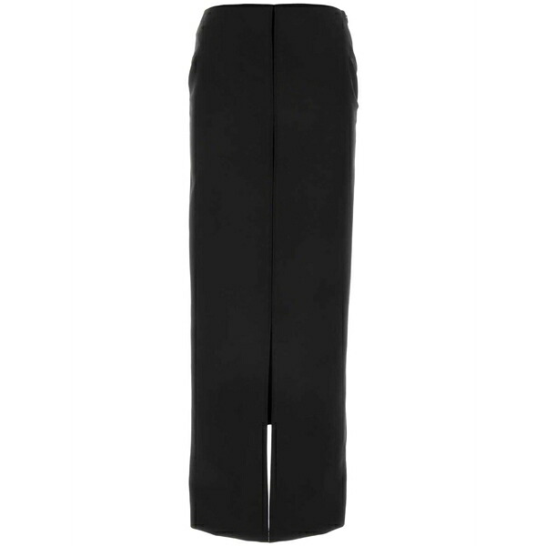 ジバンシー レディース スコート ボトムス Front-slit wool-blend maxi skirt Black