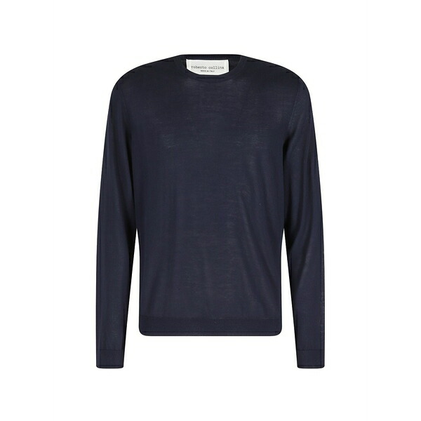ロベルトコリーナ メンズ ニット&セーター アウター Crew neck sweater Blue｜asty
