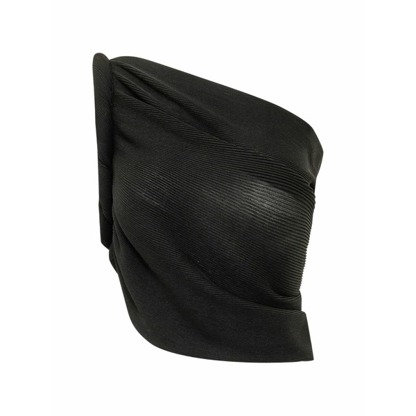アルベルタ フェレッティ レディース カットソー トップス Draped one-shoulder top Black｜asty