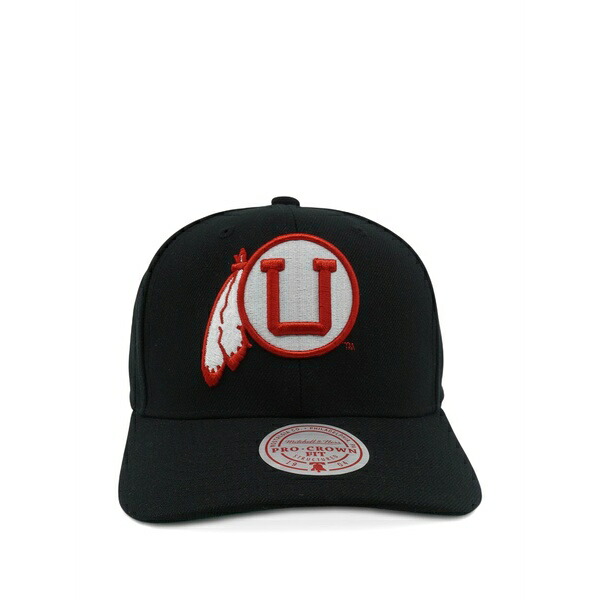 ミッチェル&ネス メンズ 帽子 アクセサリー Ncaa all in 2.0 pro embroidered hat Black｜asty