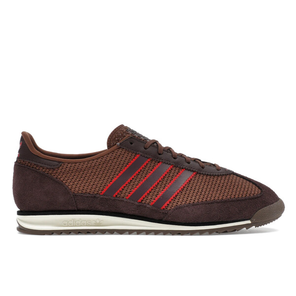 adidas アディダス レディース スニーカー 【adidas SL 72 OG Shadow Brown Collegiate Red (Women's)】 サイズ US_8(25.0cm) Preloved Brown/Shadow Brown/Collegiate Red｜asty