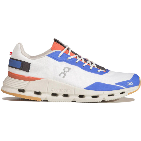 On オン レディース スニーカー 【On Running Cloudnova Form White Rust (Women's)】 サイズ US_5(22.0cm) White/Blue/Gum|asty