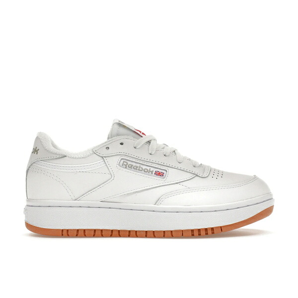 Reebok リーボック レディース スニーカー  【Reebok Club C Double White Gum (Women\u0027s)】  大きさ US_8.5(25.5糎) White/Gum