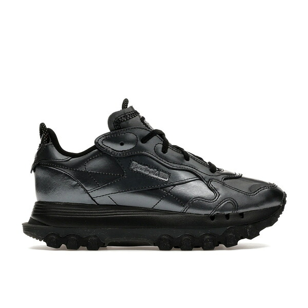 Reebok リーボック レディース スニーカー  【Reebok Classic Leather Cardi B Dark Silver】  大きさ US_6.5(23.5糎) Core Black/Core Black/Dark Silver